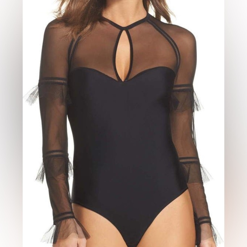 Thistle & Spire Lorimer Ruffle Bodysuit
